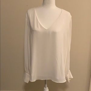 White House Black Market V-neck Blouse